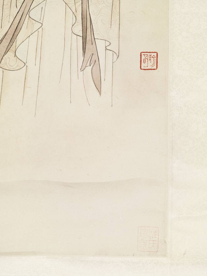 俞明 执扇仕女 - 图10
