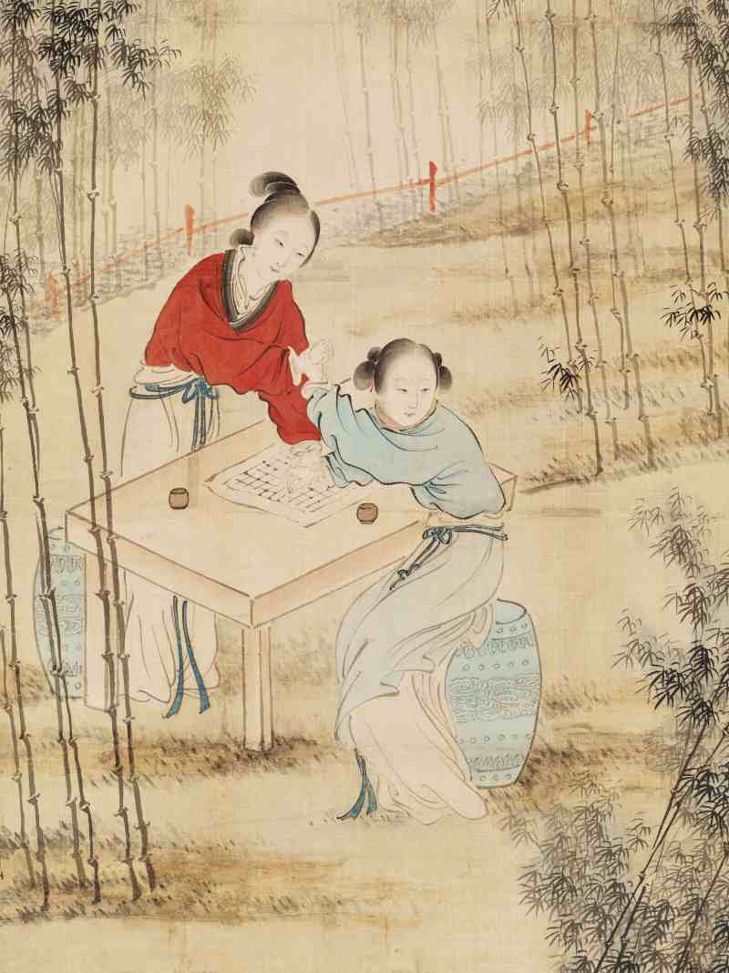 王云 竹园弈棋 - 图3
