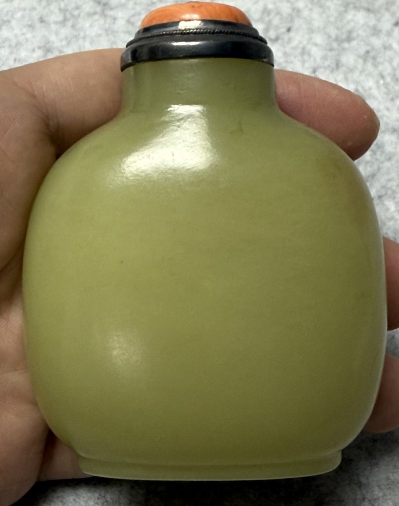 清十八世紀 黃玉素鼻煙壺 - 图3