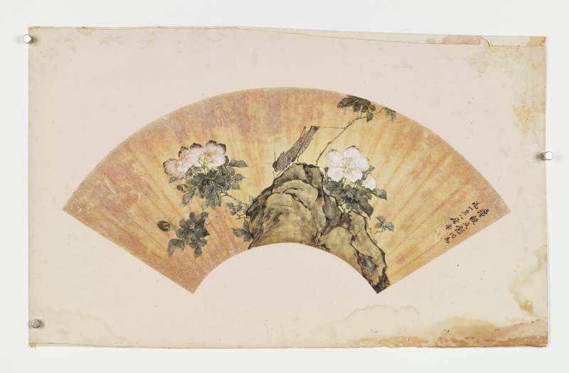 癸酉（1873年）、己亥（1899年）作 居廉 花卉四帧 - 图2