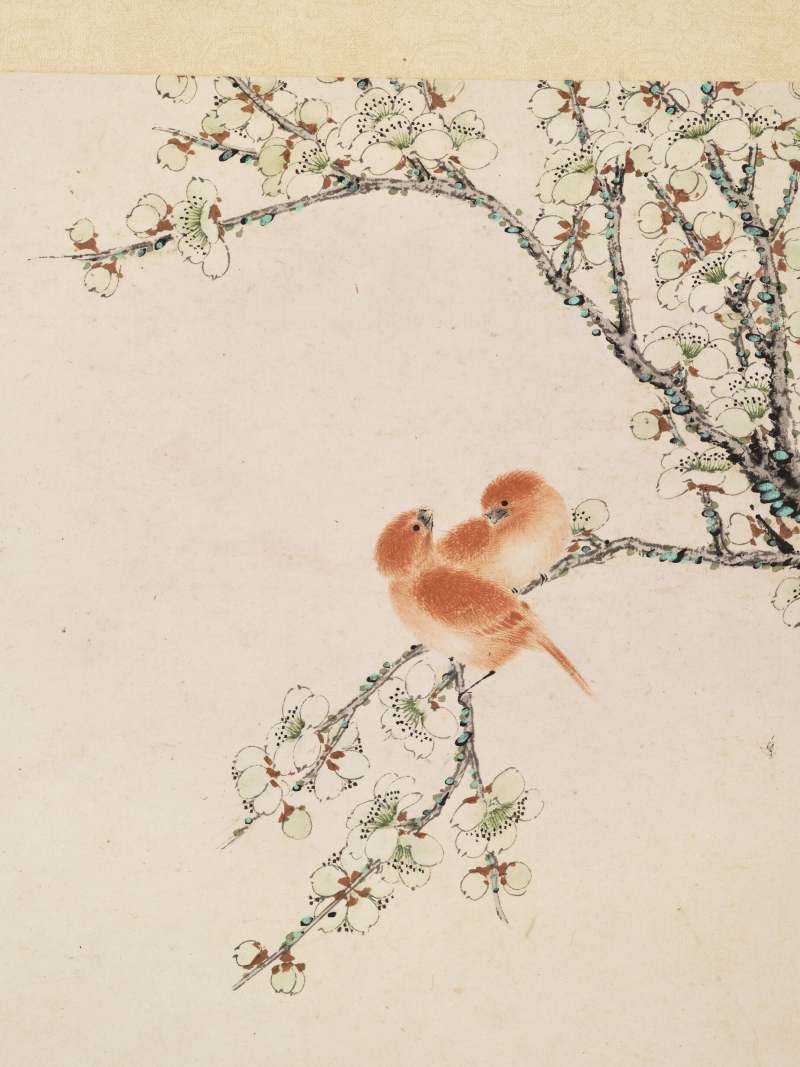 癸酉（1933年）、庚辰（1940年）、1941年作 朱文侯、叶潞渊、王师子等 各家花卉七帧 - 图35