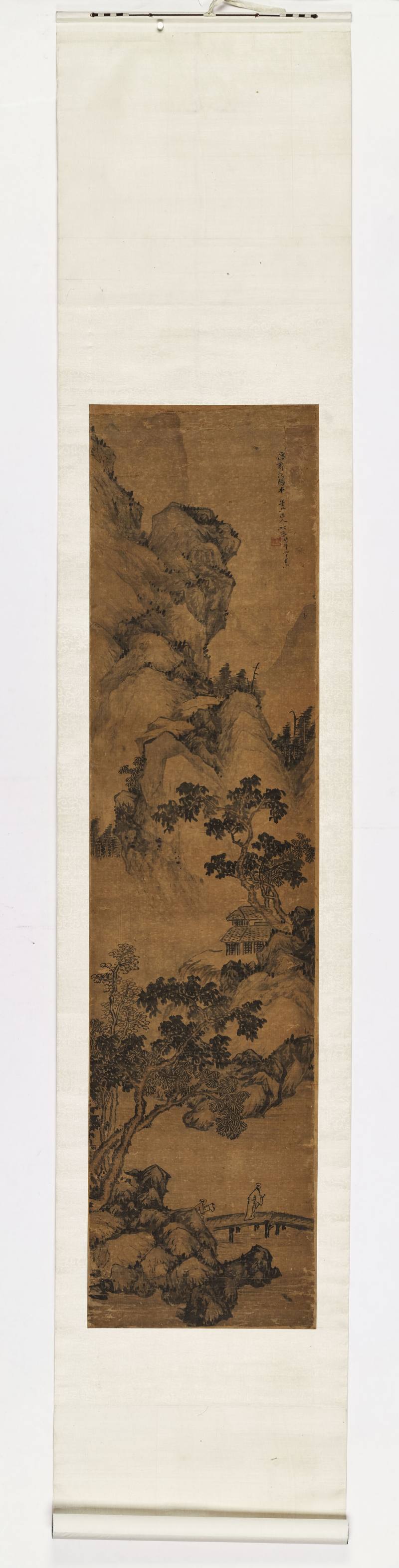 癸亥（1683年）作 吴历（款） 山水四屏 - 图2