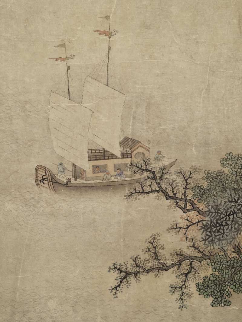 袁瑛（款） 蓬莱仙客 - 图8