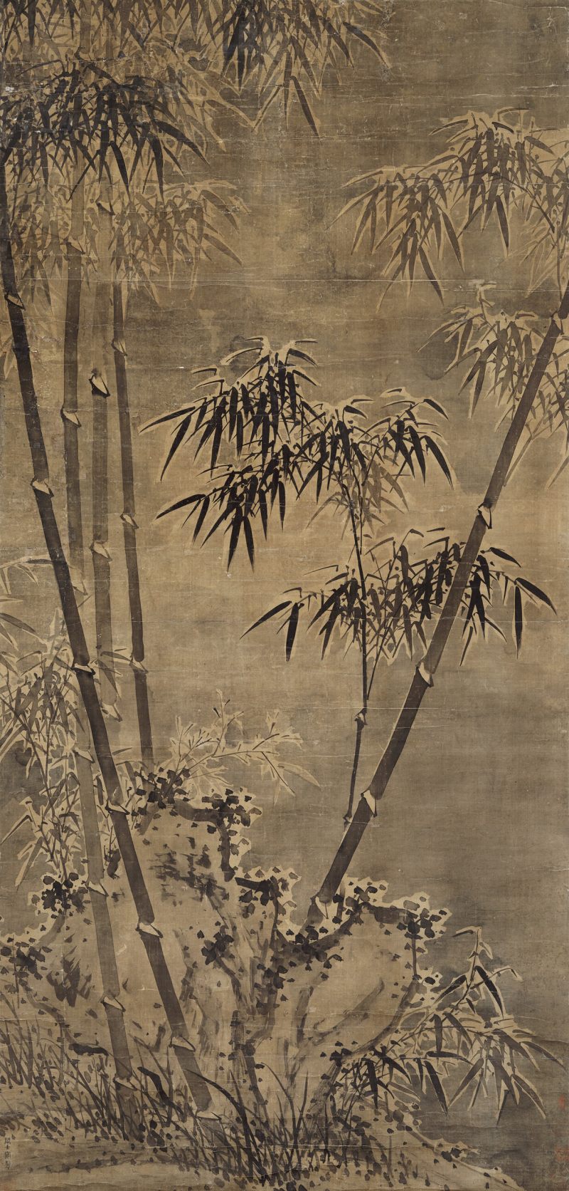 阎士安（款） 雪竹图