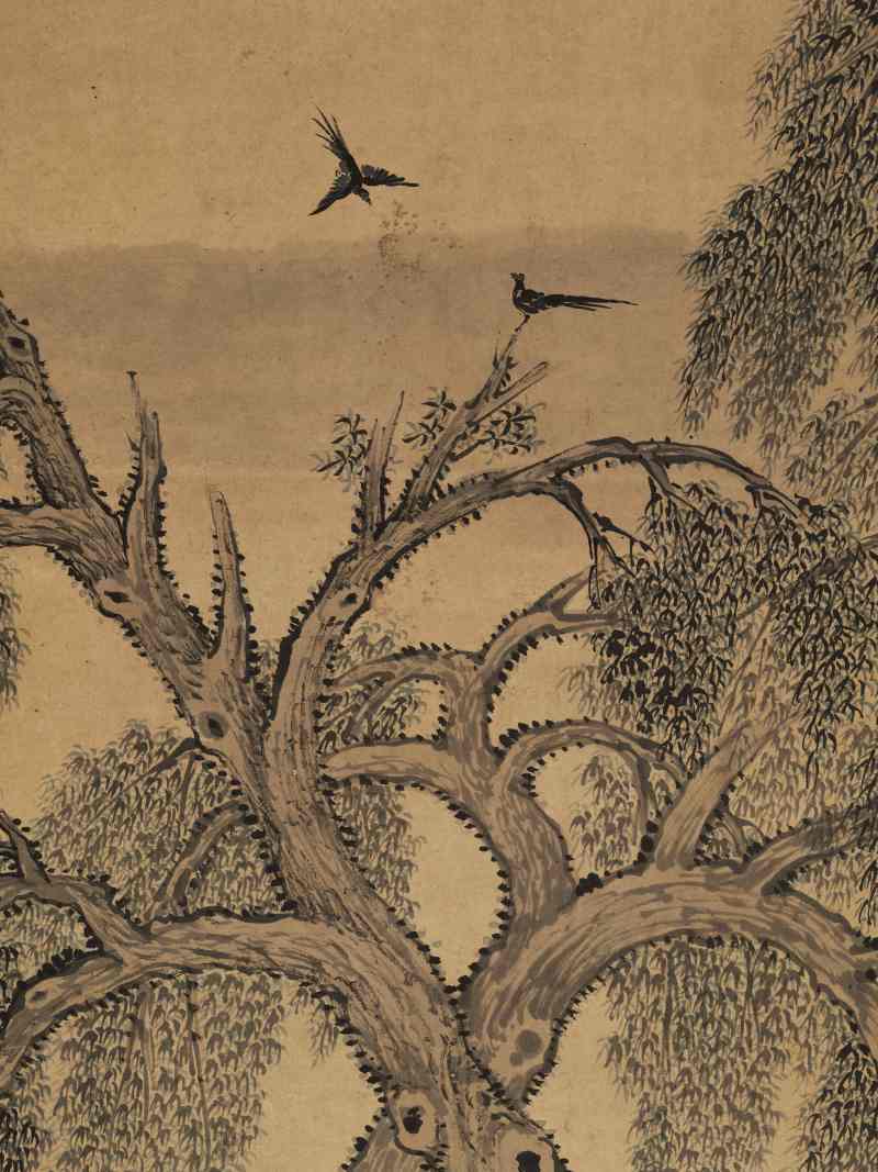 戊戌（1718年）作 杨晋（款） 柳溪放牧 - 图7
