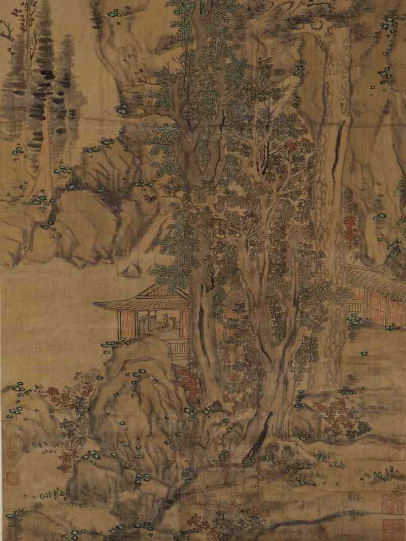 庚寅（1650年）作 蓝瑛（款） 松溪客话 - 图5