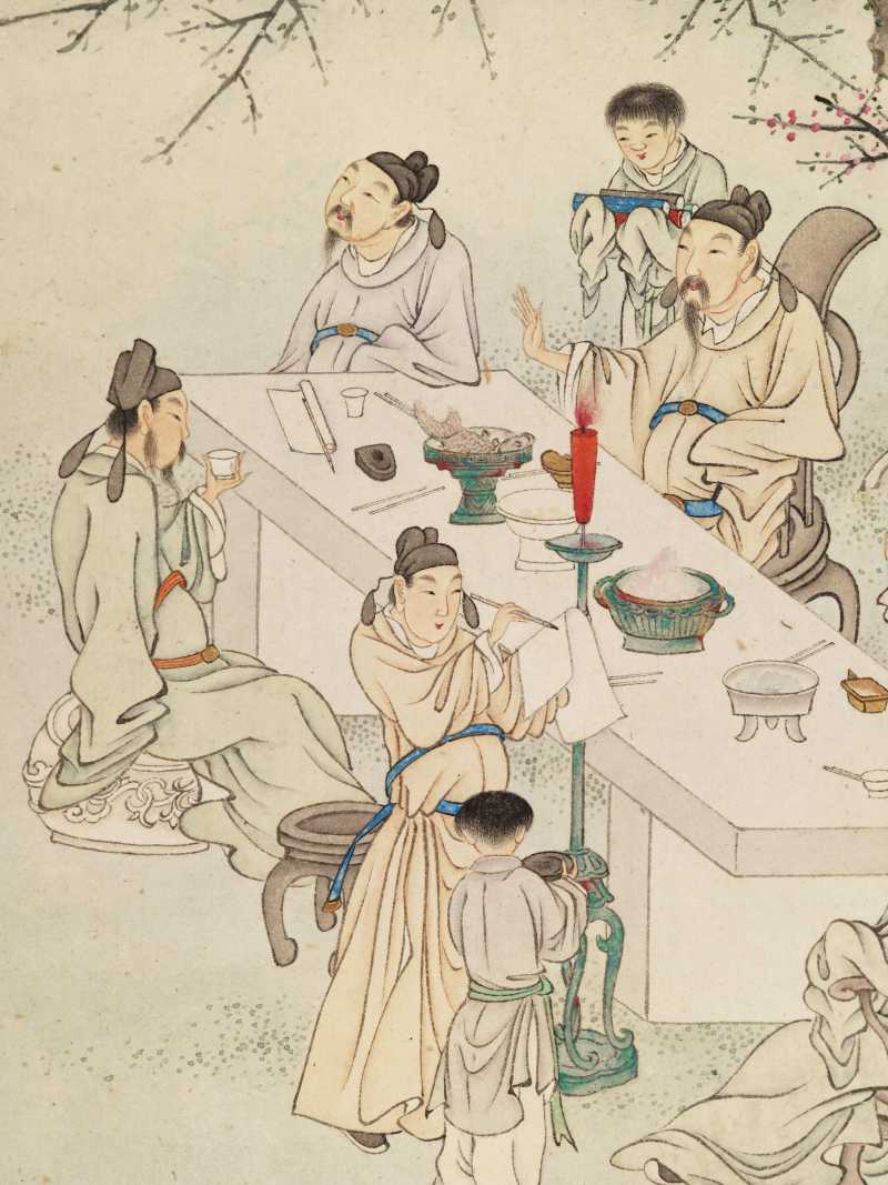 王树榖、吴求 题神仙图册 - 图29