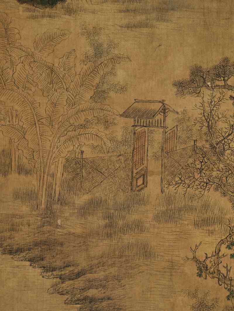 崇祯庚辰（1640年）作 范珏（款） 松园独坐 - 图10