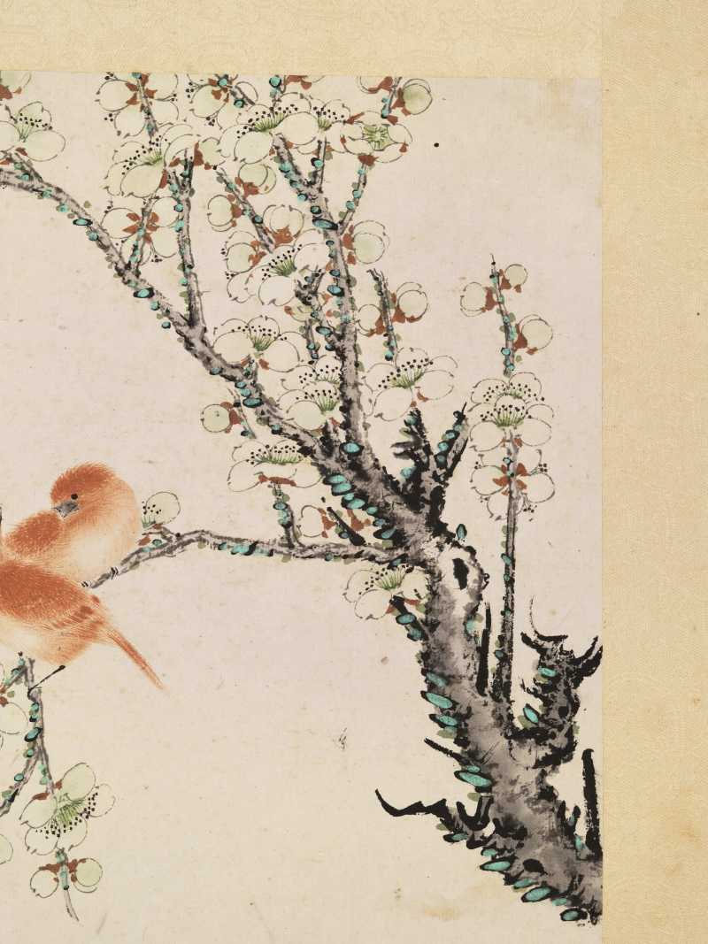 癸酉（1933年）、庚辰（1940年）、1941年作 朱文侯、叶潞渊、王师子等 各家花卉七帧 - 图36
