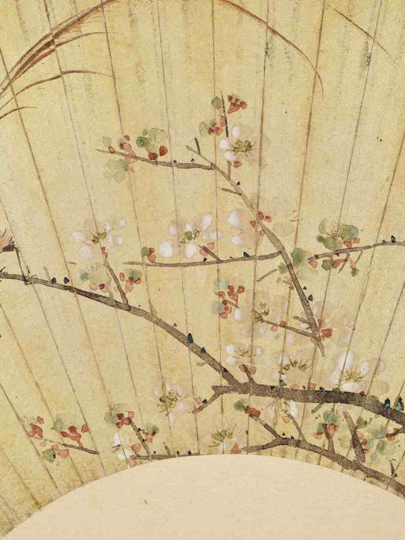 甲申（1884年）、壬午（1882年）、 壬子（1852年）作 舒浩、刘德六 花鸟三帧 - 图9