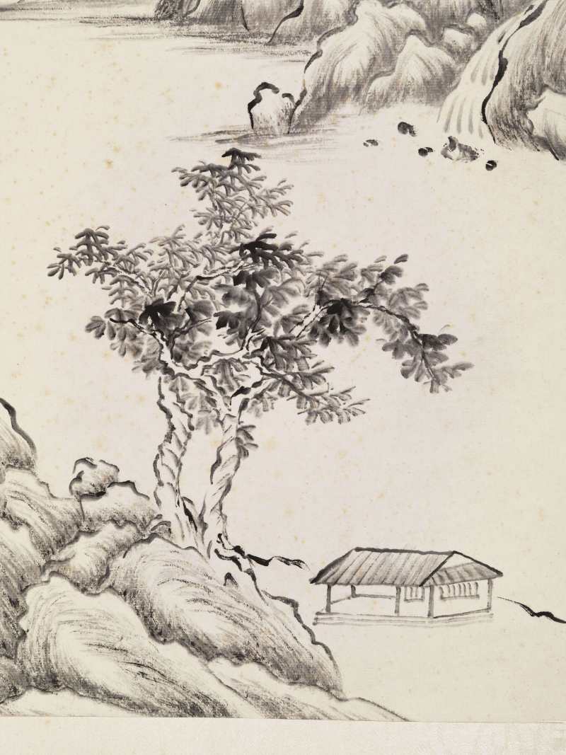 同治丙寅（1866年）作 张之万 墨笔山水册 - 图27