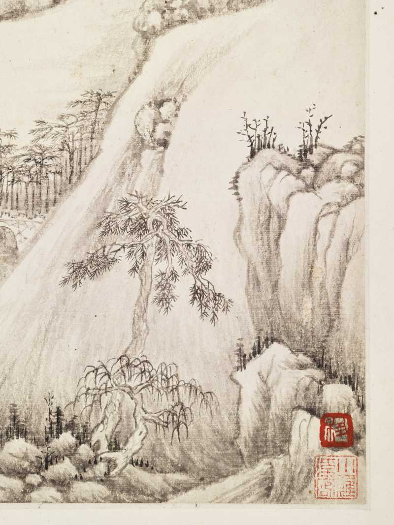 道光壬午（1822年）作 董棨 自出胸臆山水册 - 图10