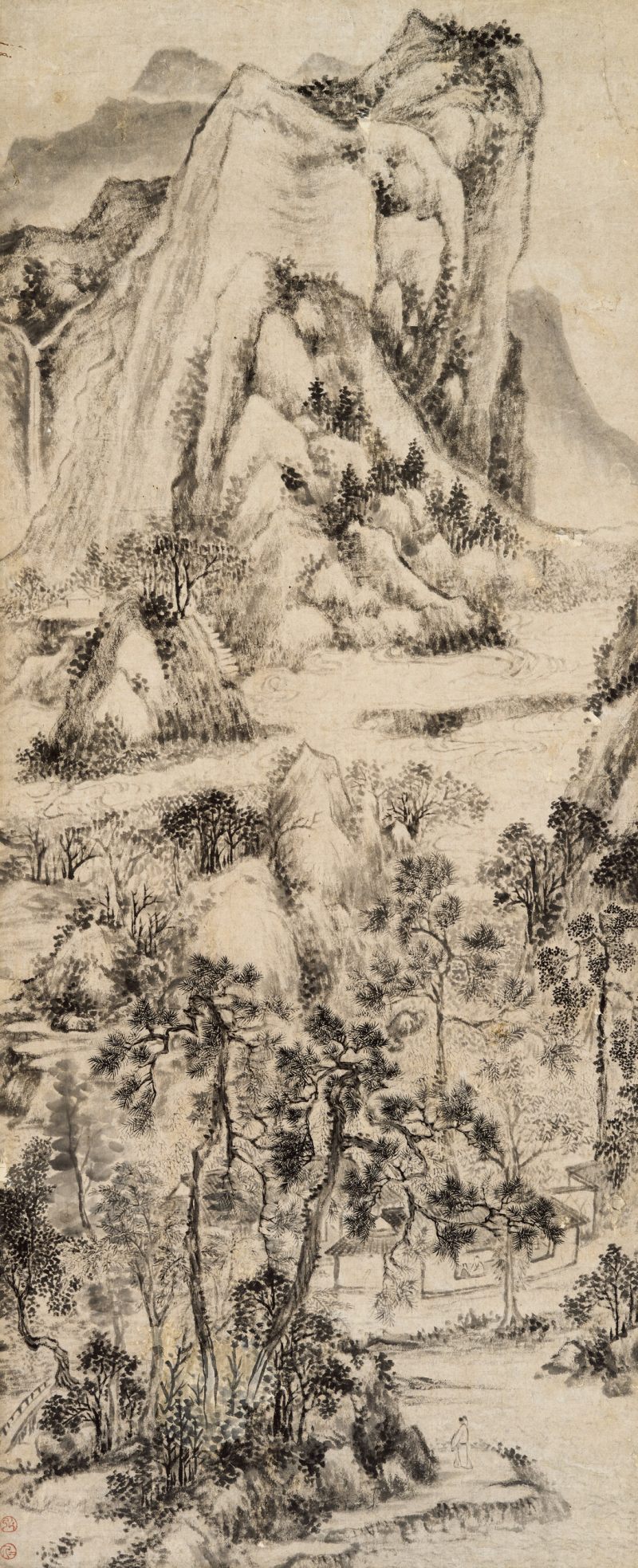 佚名 临流听涛