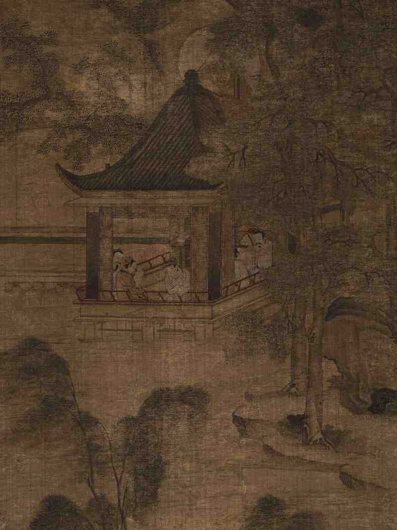 佚名 溪畔读书图 - 图4