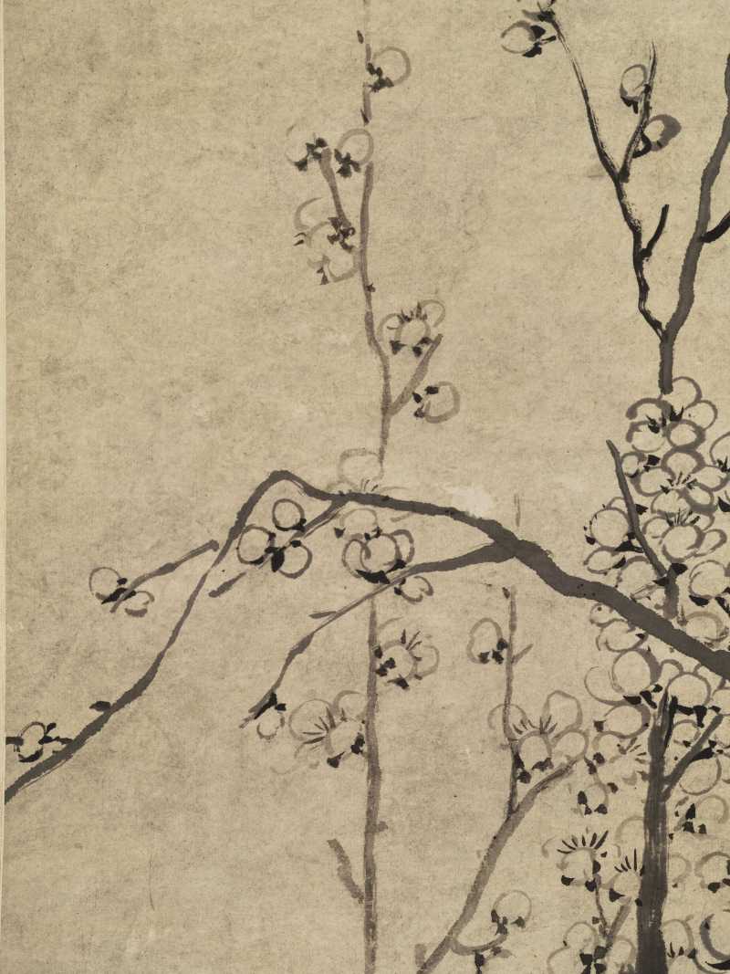嘉庆丁丑（1817年）作 汤贻汾 墨梅图 - 图6