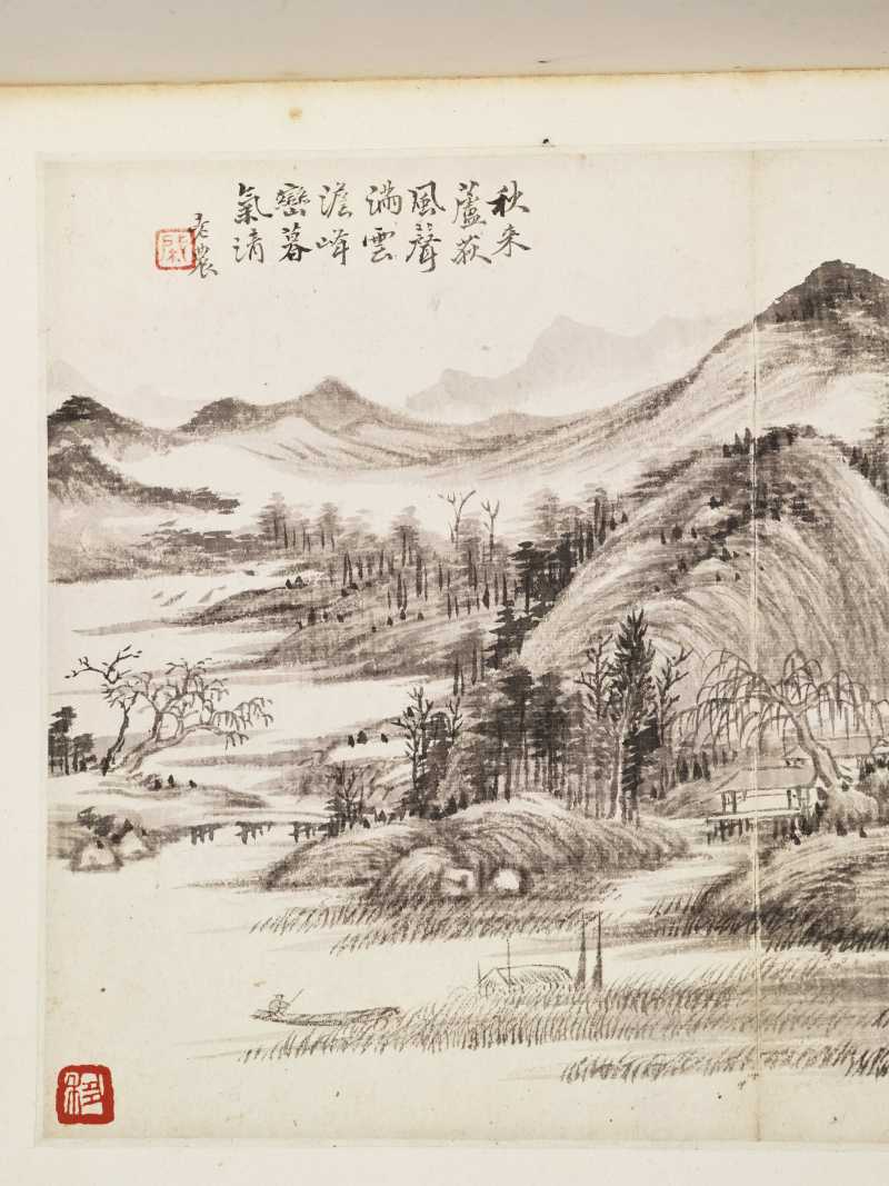 道光壬午（1822年）作 董棨 自出胸臆山水册 - 图12