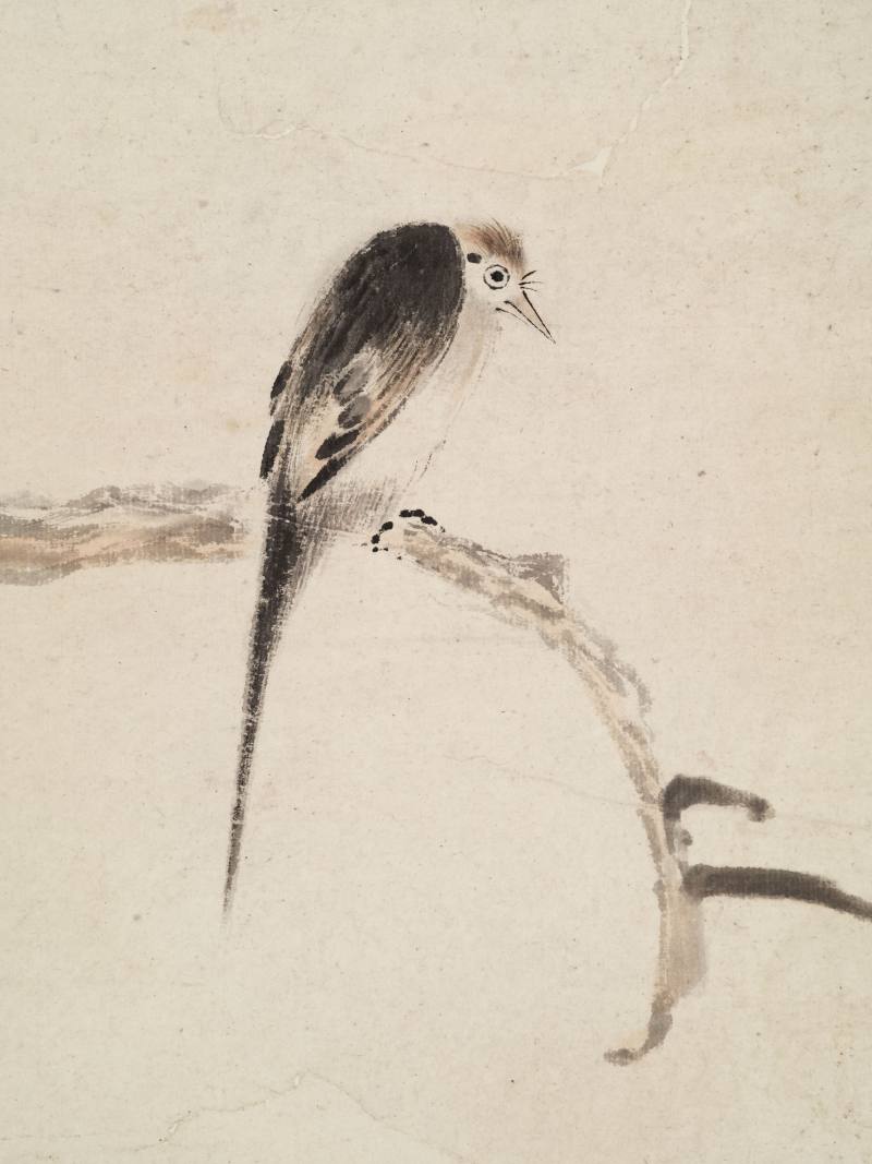 丁巳（1737年）作 华嵒（款） 枫飘禽讶图 - 图8