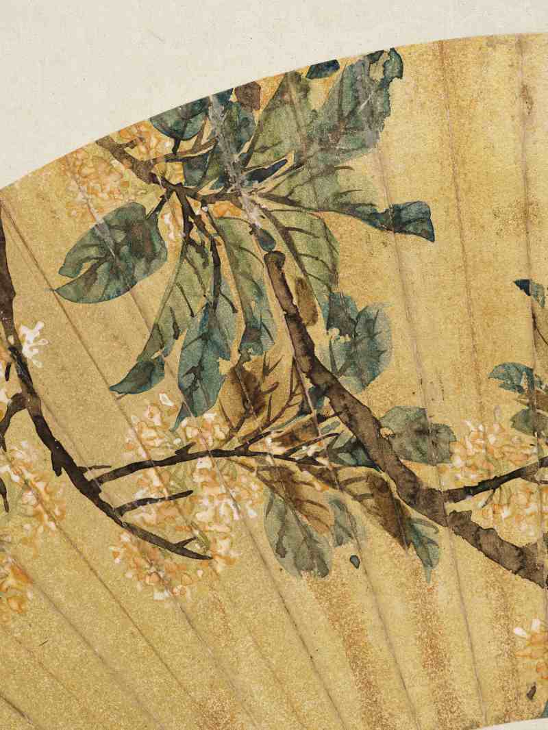 任薰 高士、花鸟二帧 - 图10