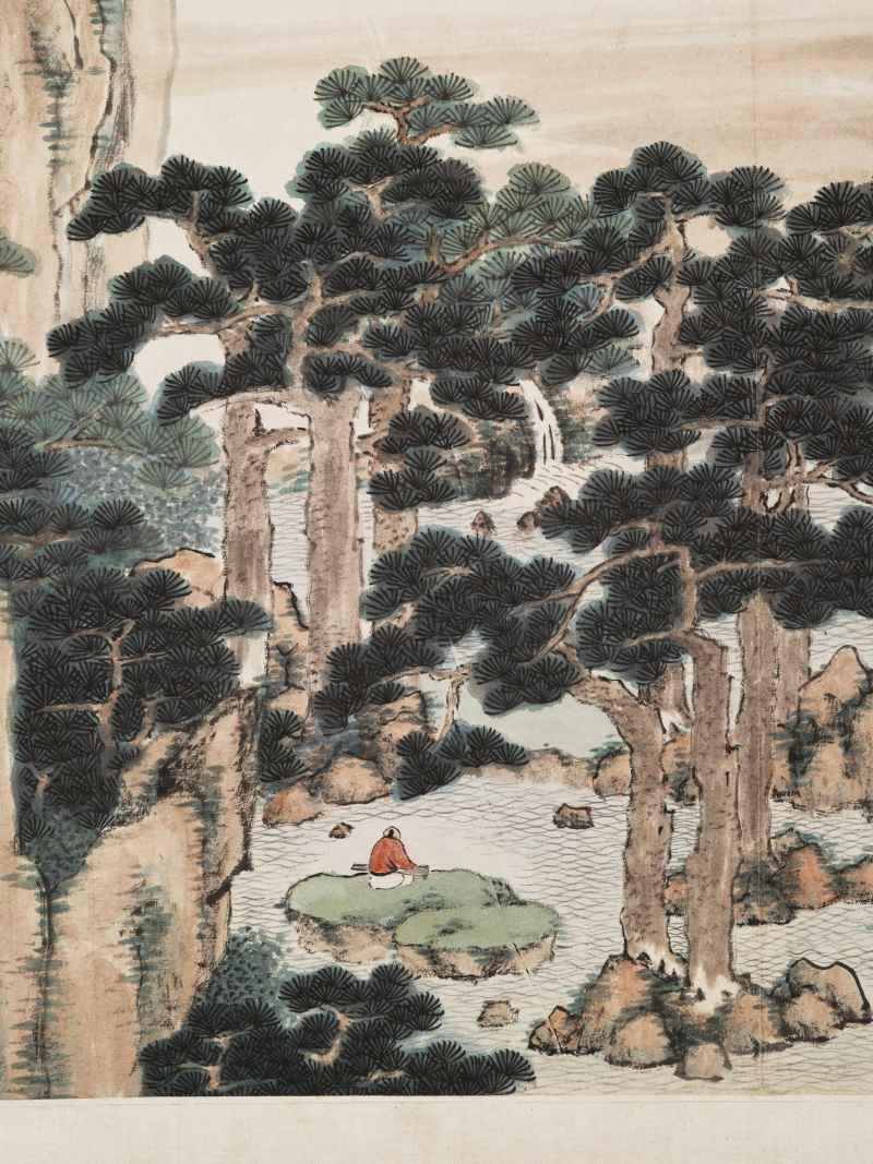张深 山水人物册 - 图5