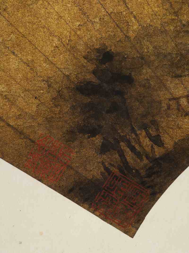 1642年作 李香君 临米山水 - 图6