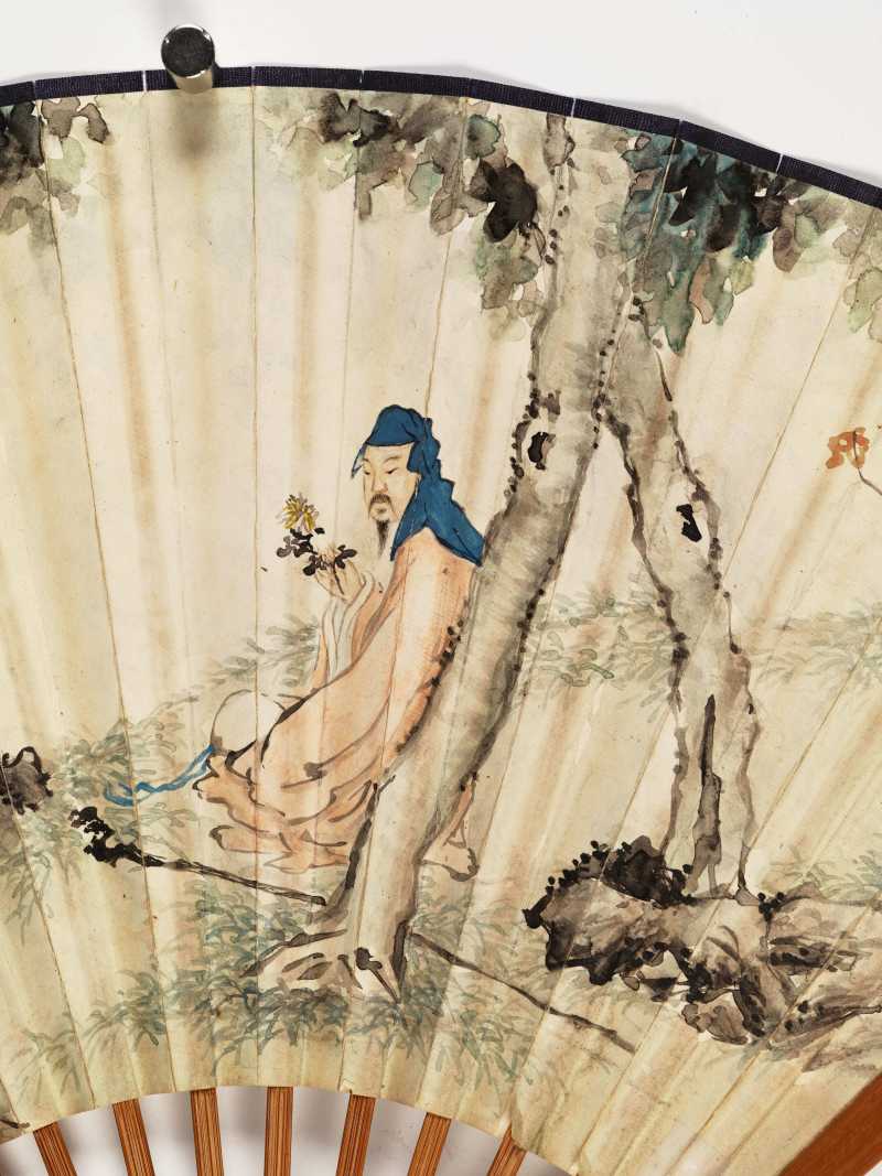 沈洞尘、司华峰 爱菊·行书 - 图4