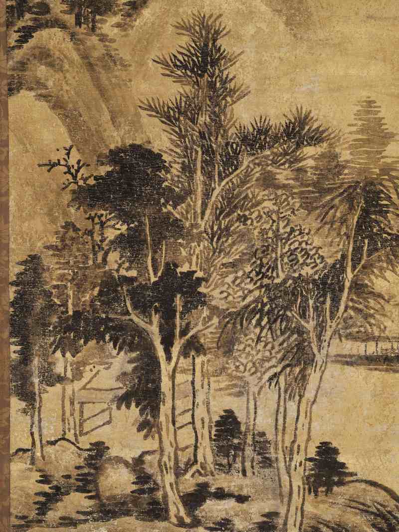 辛亥（1671年）作 朱轩 临董山水 - 图6