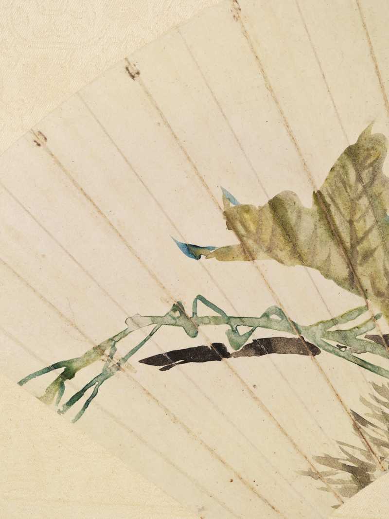 甲申（1884年）、壬午（1882年）、 壬子（1852年）作 舒浩、刘德六 花鸟三帧 - 图15