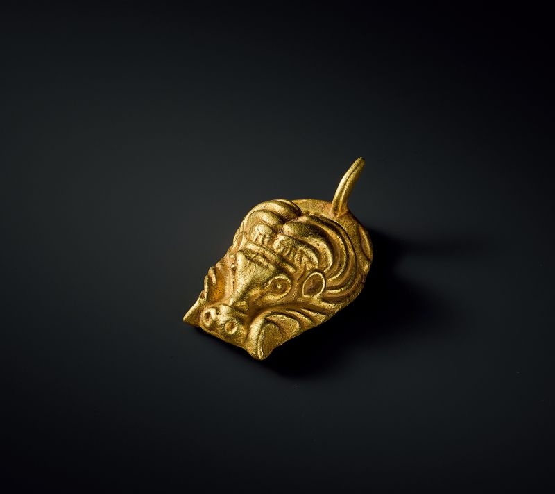 金質盤羊帶扣 - 图1