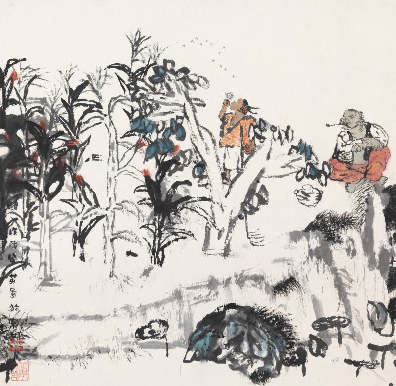 聶 鷗 蒲公英圖