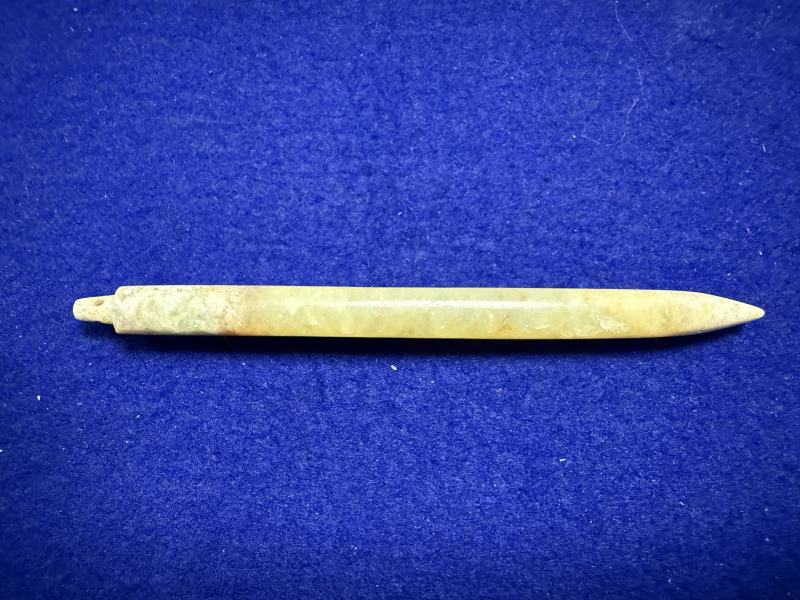 青黃玉錐形器 - 图8