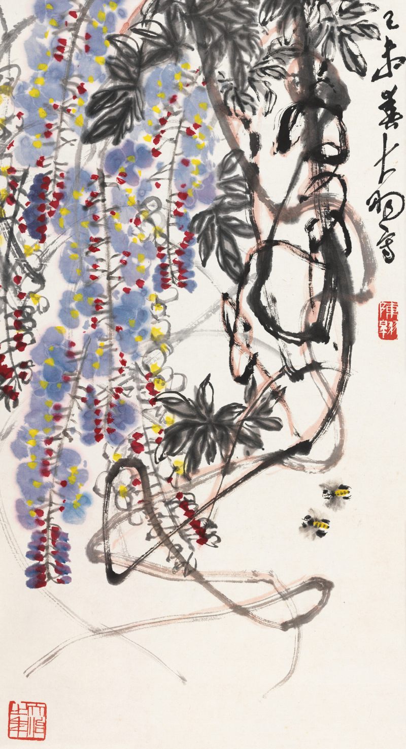 己未（1979年）作 陳大羽 紫藤蜜蜂