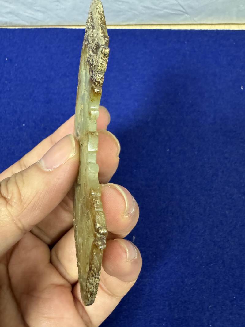 玉鏤雕龍紋璜 - 图10