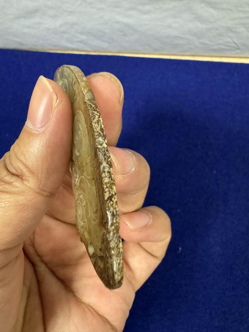 玉鏤雕龍紋璜 - 图12