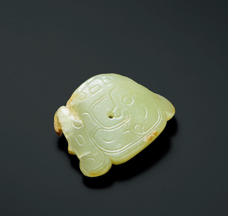 黃玉人龍複合飾