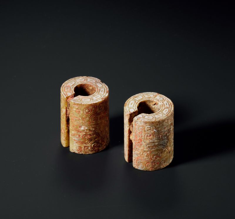 玉玦一對