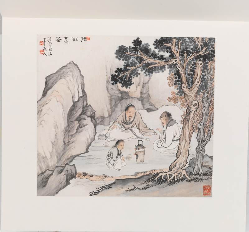 陳半丁、張伯英 人物故事冊 - 图8