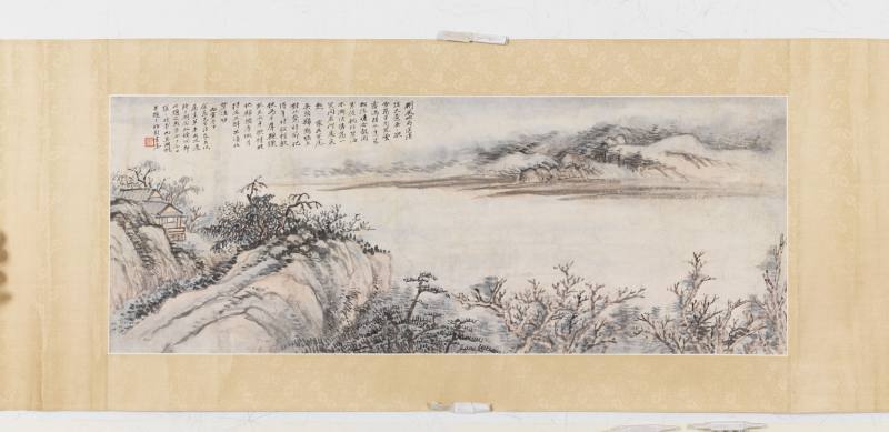 丙寅（1926年）作 吳湖帆 念奴嬌詞意 - 图2