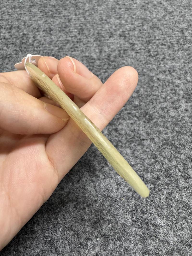 黃玉人鳳合體蹲坐神像 - 图24