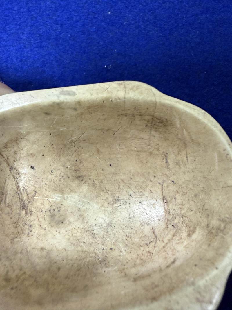 玉勾連雲紋飾件和玉羽觴杯各一件 - 图13