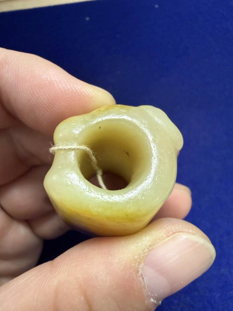 玉虎頭和玉勒、白玉印各一件 - 图40