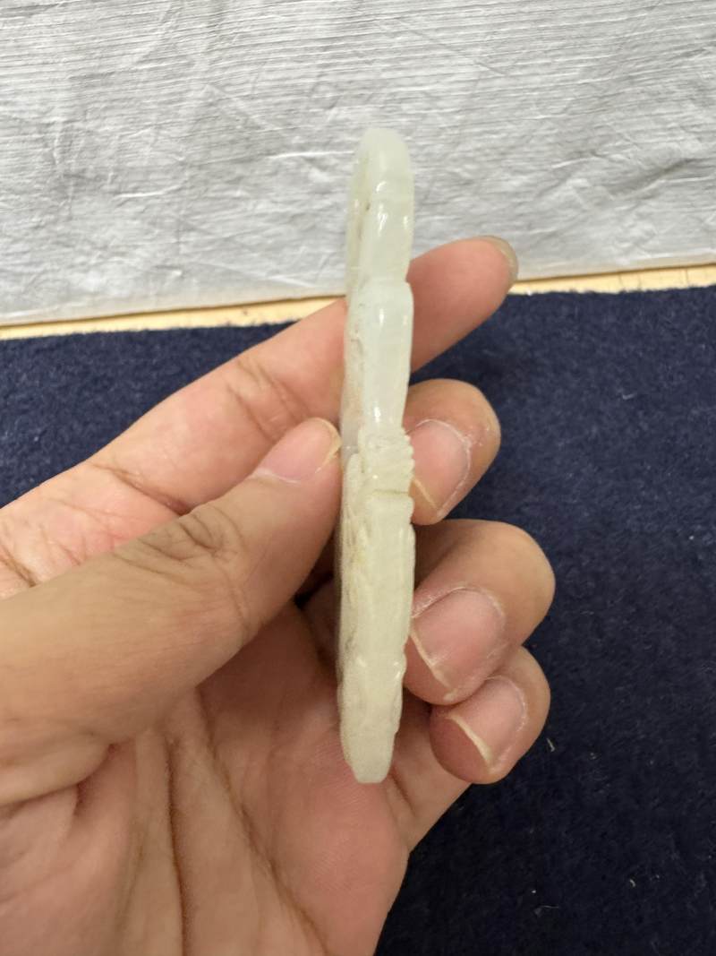 白玉龍形佩 - 图6