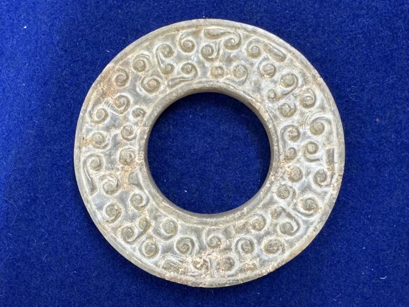 玉穀紋龍紋環 - 图7