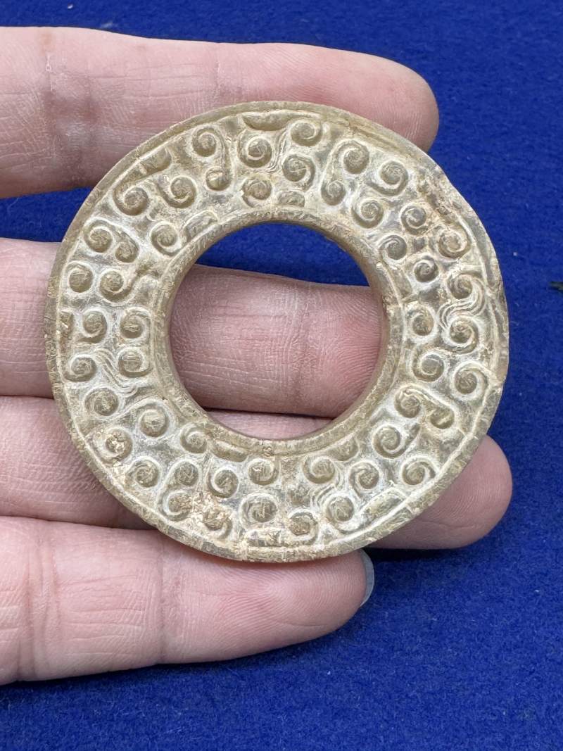 玉穀紋龍紋環 - 图8