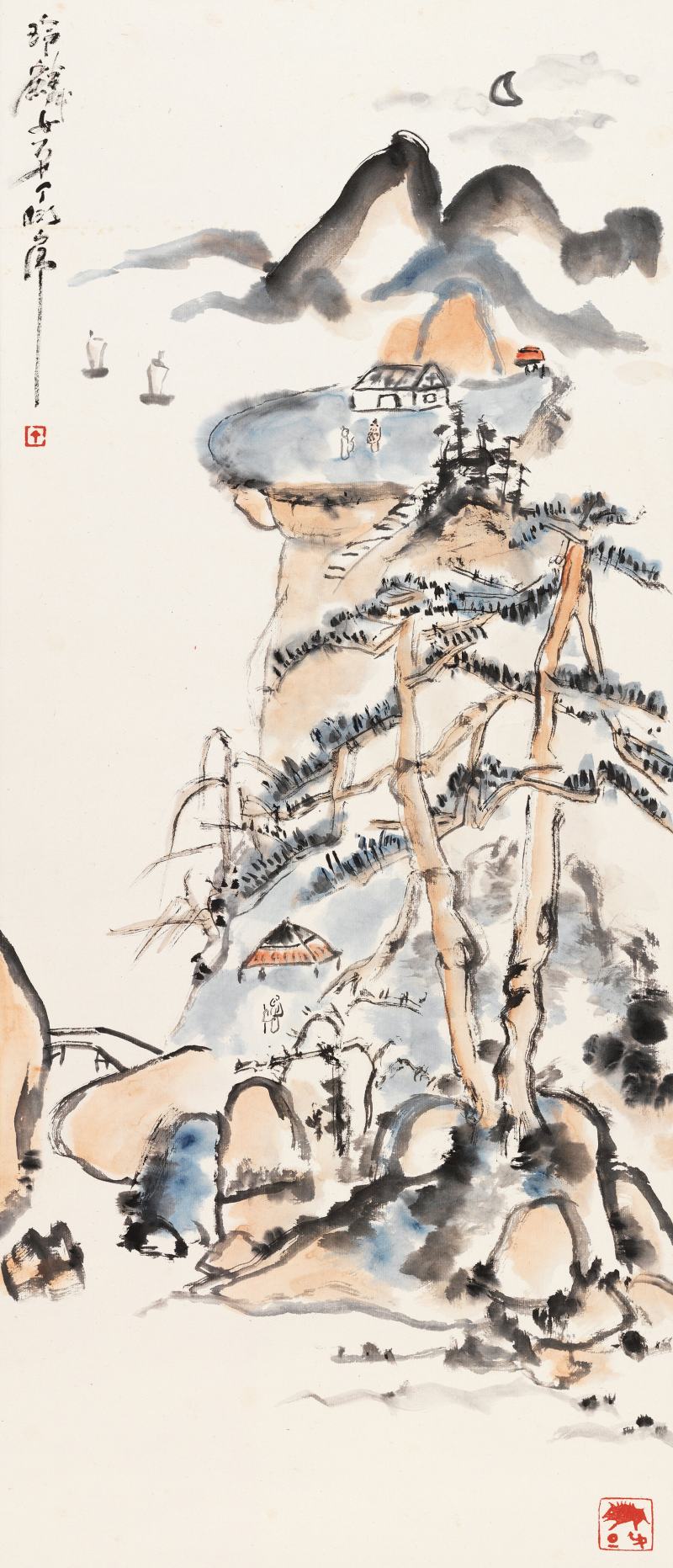 丁衍庸 山水