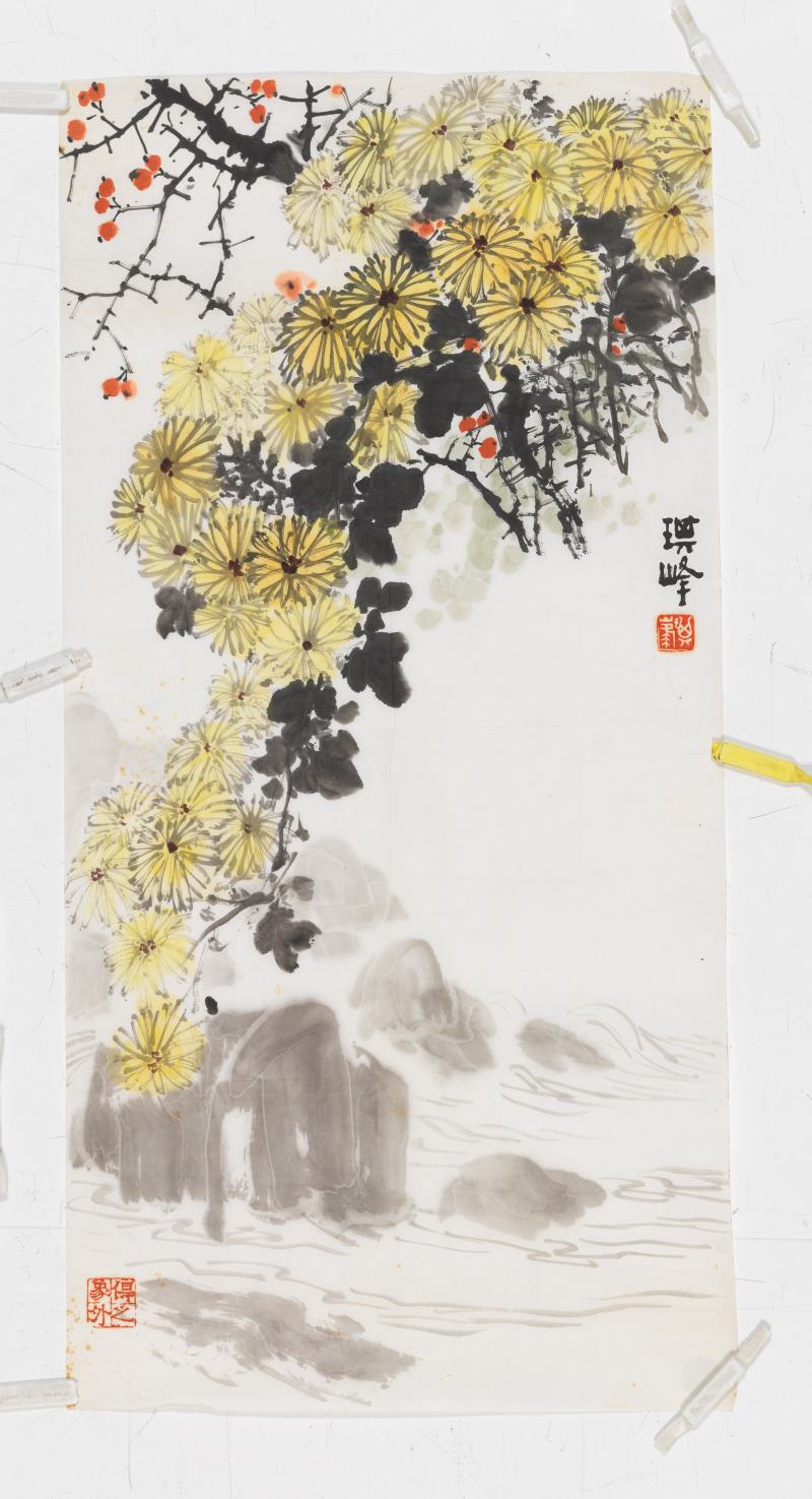 孫其峰 菊花 - 图2