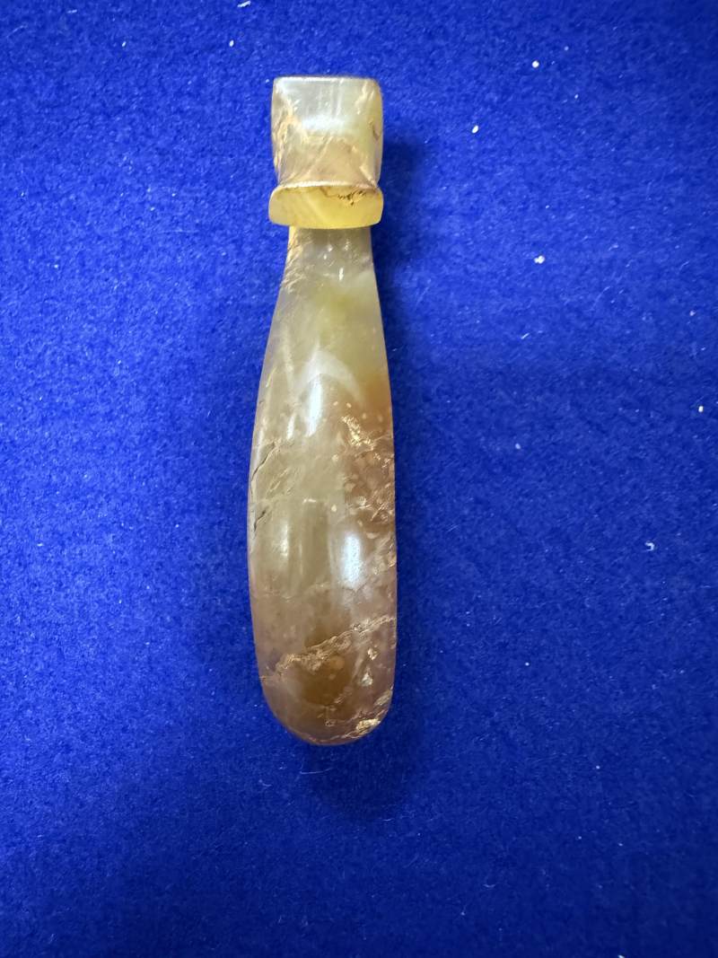 瑪瑙龍首帶鉤一組七件 - 图9