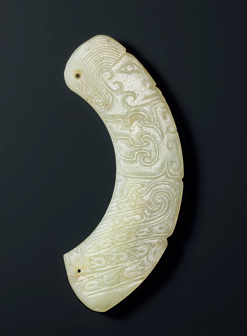 黃玉人鳳合體蹲坐神像 - 图3