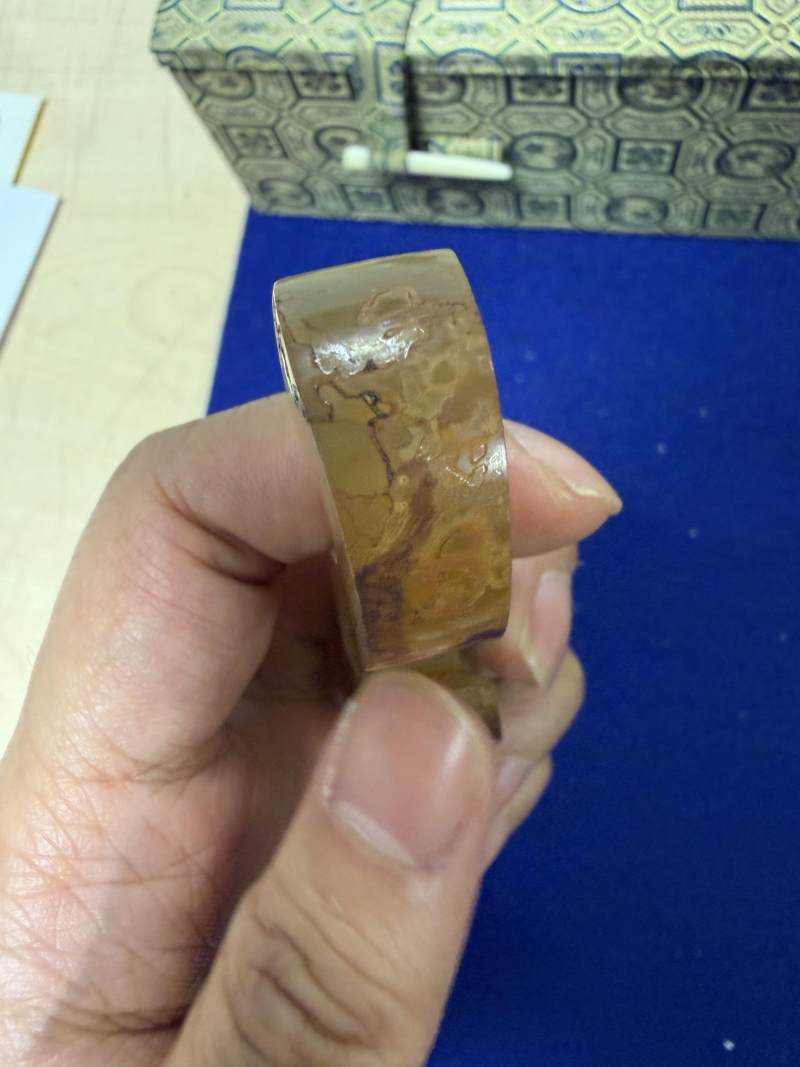 瑪瑙龍首帶鉤一組七件 - 图14