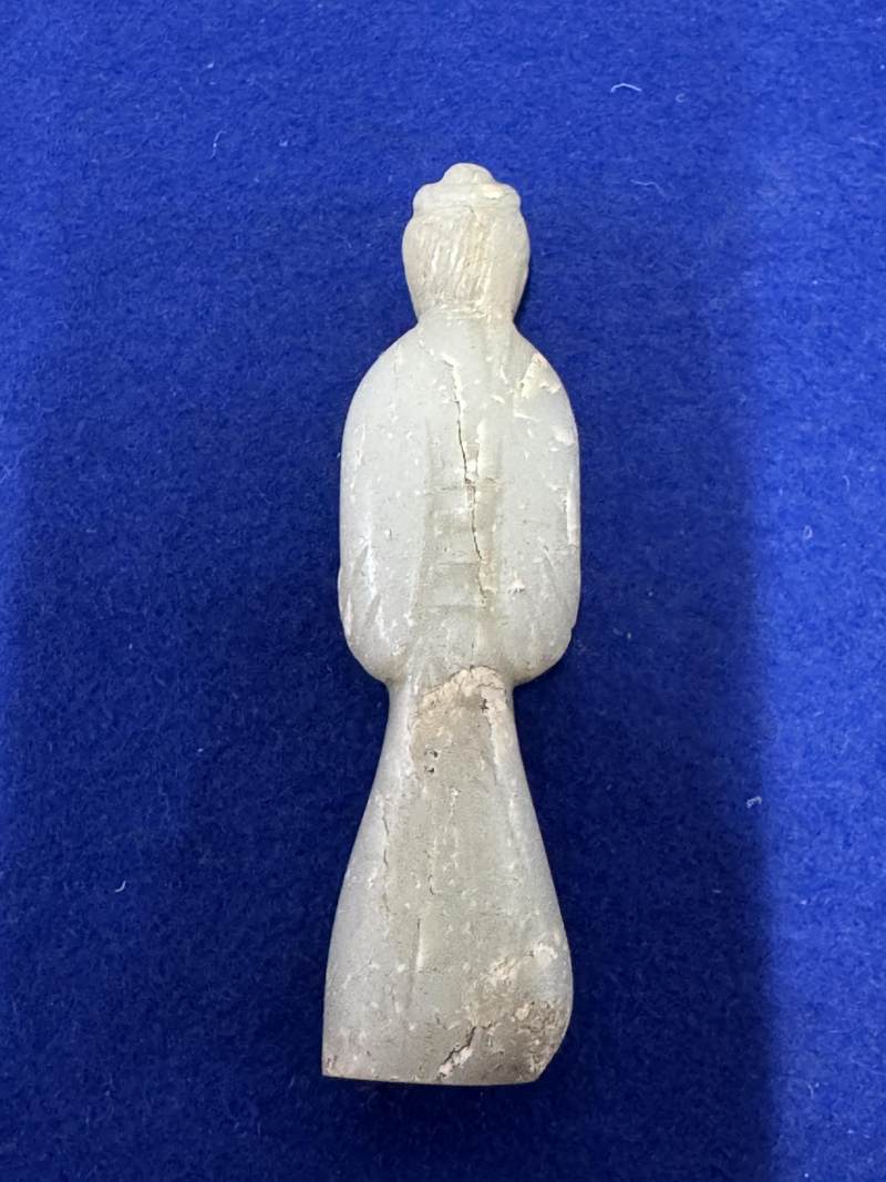 白玉侍女立像 - 图4