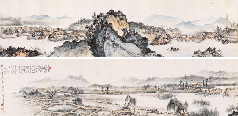 1941年作 關山月 花溪之春